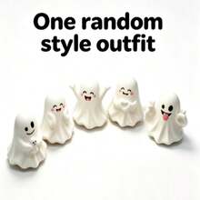 1pc/5pcs Ghost Desktop Pen Holder, Halloween Decoration, Halloween Gift, Birthday Gift, Desktop Ornament, Halloween (This Product Does Not Light Up) - Multi-color Style - View 11