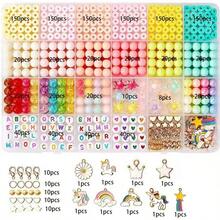 Macaron Color 3-Style Mixed Beads & Purple Mermaid Set, Handmade Bracelet Necklace Earrings Jewelry DIY Making, Creative Craft Materials & Accessories - Multicolor - View 10