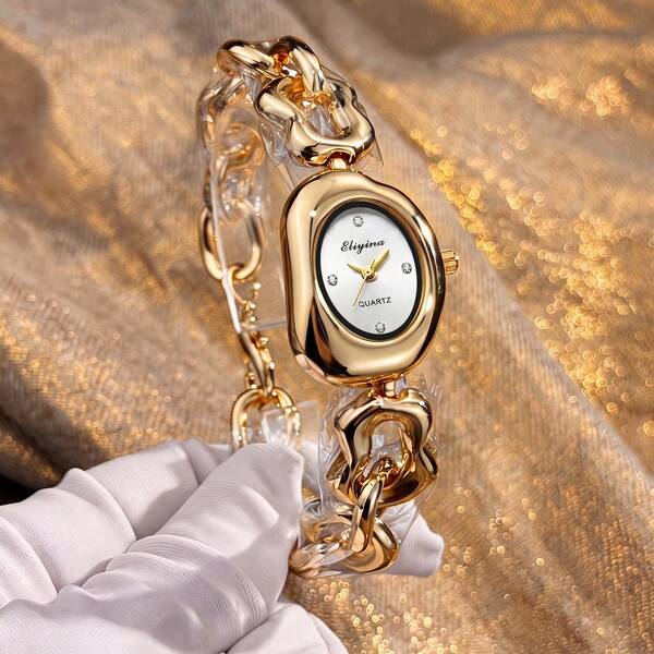 1pc Women's Fashion Luxury Quartz Watch - Perfect For Matching With Evening Gowns Or Daily Wear To Create An Elegant Look, Ideal Gift For Women, Ladies, Family, Friends, Lovers, Mothers