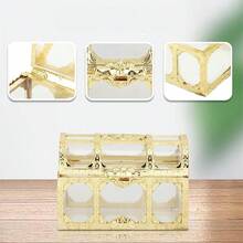 12/24 PCS Plastic Jewelry Box Packaging Box, Empty Gift Box Mini Jewelry Box, Suitable For Weddings, Bride Gift Giving Events, Birthday Parties, Storing Gifts And Small Gifts For Presents. - Treasure Chest Candy Box - View 3