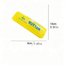1pc New Giant Butter Stick Slow Rebound Squeeze Toy, Super Fluffy Malleable Soft Stress Relief Toy, Stretchable And Kneadable Textured Desktop Decor, Random Style, Ideal Gift For Teens And Adults - Multicolor - View 6