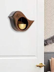 Japanese Style Doorbell Reminder, Wooden Wind Chime, Suction Cup Mount, Indoor/Outdoor Universal, Wireless, Battery-Free, Electricity-Free Home Decor Gift - A - View 6