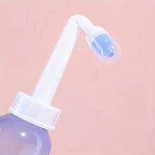300ml Nasal Irrigation Pot, Nasal Rinse Bottle, Nasal Cleanser, Manual Valve Nasal Irrigator - Blue - View 11