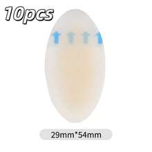 10pcs Multi-Shape Gel Waterproof Patches, Waterproof Self-Adhesive Foot Protection Patches, Soft Anti-Friction Cushion Pads For Heel, Toe And Foot - Multicolor - View 6