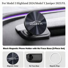 LCARS Tesla Model Juniper Y/Model 3 Highland/Launch/YL Refresh 專用手機支架，圓形磁吸式手機架，適用左駕駕駛座中控出風口，無痕安裝車用手機架 - 適用於 3 / Y Juniper - 查看 6