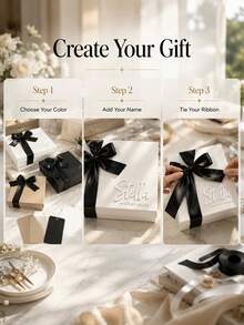 Personalized Gift Box With Lid, Customized Name Gift Box, Personalized Text Wedding Gift Box, Personalized Magnetic Folding Storage Box, Bridesmaid Gift Box, Groomsman/Bridesmaid Gift Box/Bridesmaid Invitation Gift Box/Chief Bridesmaid Gift Box/Wedding - Multicolor - View 7