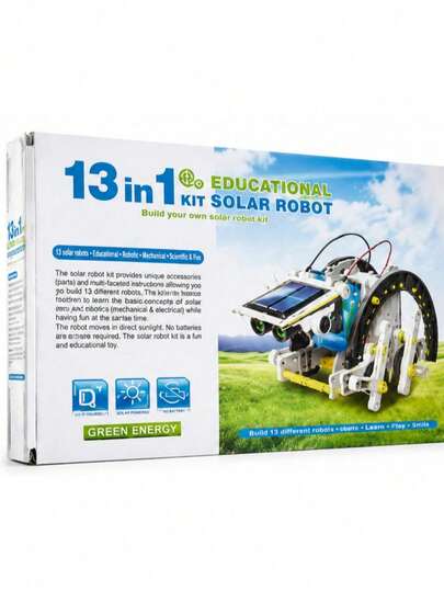 Kit Robo Solar 13x1 - 13 Opções de Montagem Educacional Infantil