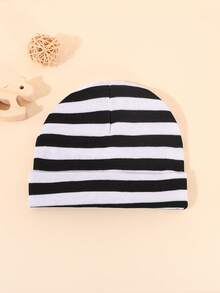 3pcs/Set Baby Hospital Beanie Hat Newborn Knitted Hat Random Color 0-3 Months Infant Round Warm Head Protection Accessory Daily Use - Multicolor - View 4