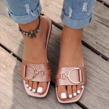 Women Home Slippers - Wine + Rose Champagne + Black - View 5