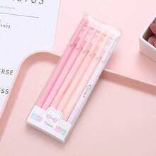 Set Pena Warna Morandi Kreatif 6 Buah dengan Tutup Netral, Ujung Jarum 0,5mm, Pena Tanda Tangan, Pena Belajar untuk Pelajar, Palet Warna Lembut dengan Saturasi Rendah, Tersedia Berbagai Set Warna Segar, Nuansa Mewah dan Elegan, Penampilan Luar Biasa, Badan Pena Matte Halus, Pengerjaan Finishing Matte, Sentuhan Halus, Tahan Sidik Jari, Pegangan Anti Selip, Nyaman untuk Menulis, Desain Minimalis dan Segar - A - View 7