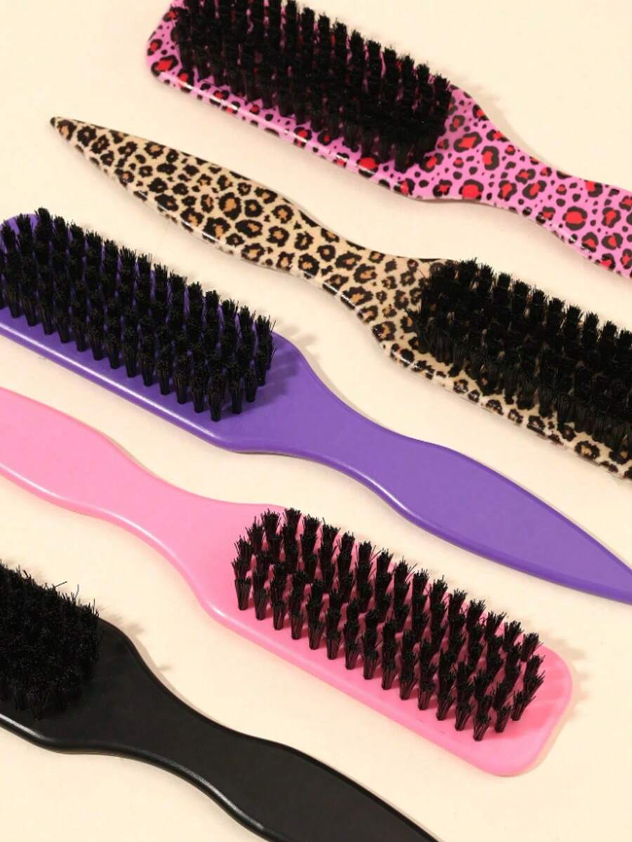 Boar Bristle Beard Comb, Beard Brush, Oil Hair Styling Comb, Hair Cleaning Brush, Flyaway Brush