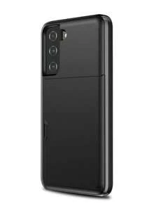For Galaxy Case, Anti-Drop Two-In-One PC Card Case For Mobile Phone, Suitable Compatible With Apple 17 Promax 17 Pro 17e 16E 15 14 13 12 11 18 Models. 2-In-1 Shock-Proof Mobile Phone Protection Case, With Card Slot And Wallet-Style Design. - Black - View 65