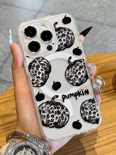 Casing Ponsel Magnetik Halloween - Kompatibel dengan Ponsel 17 Pro Max, 17 Pro, 17, 16 Pro Max, 16 Pro, 16, 15 Pro Max, 15 Pro, 14 Pro Max, 14 Pro, 14, 13 Pro Max, 13 Pro, 13, 12 Pro Max, 11, Pelindung Ponsel