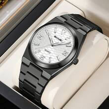 Skmei 2761 Men's Quartz Alloy Watch Business & Sports-Style Waterproof Luxury Watch - Black - View 2
