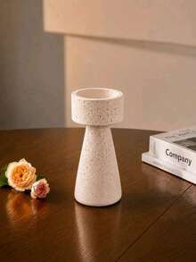 1pc/2Pcs Tall & Short Conical Candlestick Set, Textured Decorative Candle Holder, Tabletop Centerpiece For Party Halloween Home Dining Decor - Adjustable Height Post - View 8