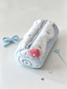 Tempat Pensil Kue Gulung Swiss Kapasitas Besar Tas Penyimpanan Alat Tulis Berbentuk Kue Gulung Tas Pena Sentuhan Lembut Tas Penyimpanan Multifungsi Cocok Untuk Sekolah Kantor Perjalanan Tas Pensil Desain Makanan Penutup Unik Tempat Pensil Penting untuk Siswa - MultiWarna - View 9