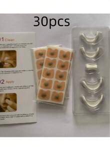 1 Set (60 Stiker Magnetik + 5 Aksesoris + 1 Kotak Hadiah Kemasan) Kotak Perjalanan Premium, Cocok untuk Alat Penyesuaian Pernapasan, Set Plester Hidung Olahraga, Pelebar Hidung untuk Inhalasi - 30 pasang plester hidung - View 12