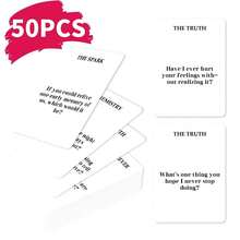 Couples Question Cards Let's Get Closer, Meaningful Conversation Starter Game, Romantic Interaction Cards, Suitable For Home Date Night, Strengthen Bond Between Partners, Portable Card Set, Sweet Surprise Gift For Partner - View 5