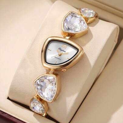 1pc Women's Fashion Luxury Quartz Watch - Suitable For Matching With Evening Gowns Or Creating Elegant Daily Looks, Perfect Gift For Women, Ladies, Family, Friends, Lovers, Mothers