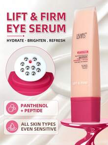 Serum Mata Pengencang & Pengangkat USHAS, Roller Pijat 10 Bola, Anti-Penuaan & Mengurangi Lingkaran Hitam, Dengan Panthenol & Peptida, Tekstur Lotion Ringan & Halus, Menenangkan Mata yang Lelah, Cocok Untuk Semua Jenis Kulit (Termasuk Kulit Sensitif) - #SerumMata - View 2