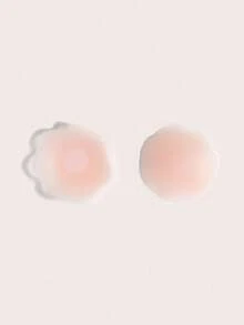 Lignisse Reusable Silicone Sticky Bra Invisible Push Up Adhesive Nipple Covers With Storage Board Self-Adhesive Seamless Lift Pasties No Show Women Intimates - Multicolor - View 13