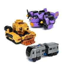 Transforming Mecha Set, Car To Robot Toy, Manual Transformation To Airplane Or Tank, Cartoon Robot Design, Educational Toy, Christmas Gift - Multicolor - View 12