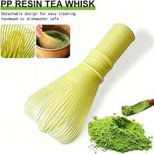1pc Matcha Whisk, PP Resin Matcha Stirrer, Traditional Handmade Japanese Matcha Whisk, Matcha Brewing Accessory - Multicolor - View 2
