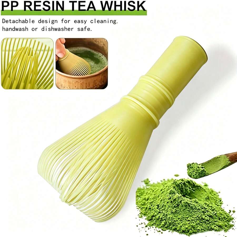 1pc Matcha Whisk, PP Resin Matcha Stirrer, Traditional Handmade Japanese Matcha Whisk, Matcha Brewing Accessory