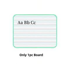 1pc White Board, One Side With 4 Lines And 3 Slots, Other Side Is Whiteboard/Message Board, Smooth Writing, Dry Erase, Reusable (1pc Board Only, 3pcs/Set, 1 Board + 1 Pen + 1 Clip) - Double-sided Whiteboard - View 16