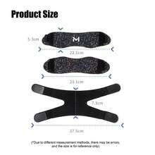 AA MASEDA 1pc Double Layer Knee Support Strap, Suitable For Running And Fitness, Adjustable, Breathable, Non-Slip Patella Band, Designed For Joint Stability And High-Intensity Training, Lightweight And Durable - Black - View 9