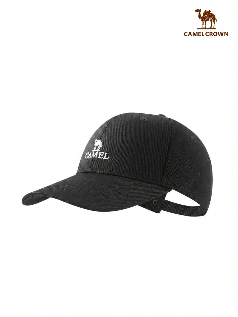 CAMEL CROWN Outdoor Baseball Cap, Lightweight Comfortable Casual Wide Brim Sun Hat, Sports Baseball Cap - Black - View 1