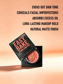 Huda Beauty Easy Bake Shade Shifter 修正色定妝粉 #Vibrant Peach 色 (迷你尺寸) 1g/0.03 Oz | 瞬間提亮並煥活暗沉肌膚 | 輕盈質地 | 完美適合提亮眼下或增強腮紅色調 - Vibrant Peach - 1g - 查看 4