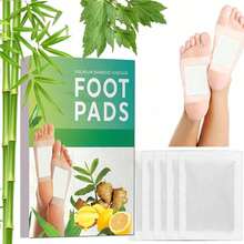 Parches para los pies de jengibre 50 piezas - Parches para los pies con aceite de jengibre de limpieza profunda - Multicolor - Ver 2
