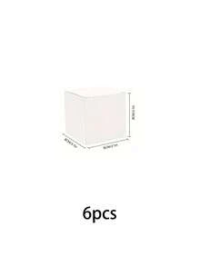 12/6/1pc White Gift Box With Lid | 5x5x5 Inch Durable Square Gift Box | Suitable For Weddings, Christmas, Holidays, Birthdays And All Other Occasions - Gift Packaging Box - View 8