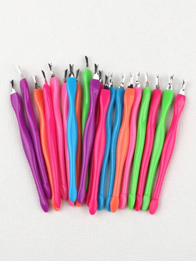 20pcs Multi-Color Nail Cuticle Pushers