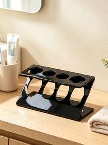 Bathroom Toothbrush Holder, Multi-Functional Drainage Rack Organizer, Bathroom And Kitchen Desktop Organizer, Tabletop Toothbrush Cup Razor Toothpaste Storage Rack, Bathroom Sink Storage, Toothbrush Holder With Slots, Bathroom Vanity Storage Rack, Can Hold Electric Toothbrush, Toothpaste And Razor, Suitable For Home Use, Storage And Organization - Multicolor - View 8
