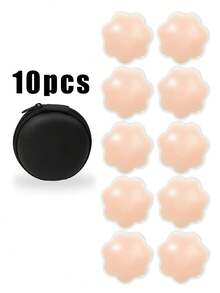 2/10 PcsInvisible Nipple Covers For Backless Dresses And Evening Gowns Perfect For Wedding Parties And Daily Outfits Lightweight Round Shape Design - Multicolor - View 12