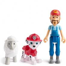 Anime Character Statues, Busts And Models, Spin Master PAW Patrol Mayor Goodway & Rubble Character Figure Set, Rotating Heads And Movable Limbs, Collectible Toy Figures, Desk Display Decorations, Idea For Birthday Gifts, Party Favor, Christmas Gift, Stocking Fillers, Fans - Multicolor - View 15