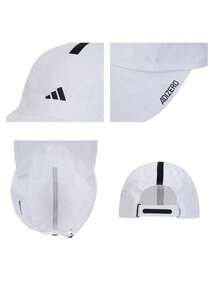 Adidas Men's & Women's Sports Cap RUNxADIZ CAP 26 Summer Breathable Casual Baseball Cap KD6975 - White/Black - View 3