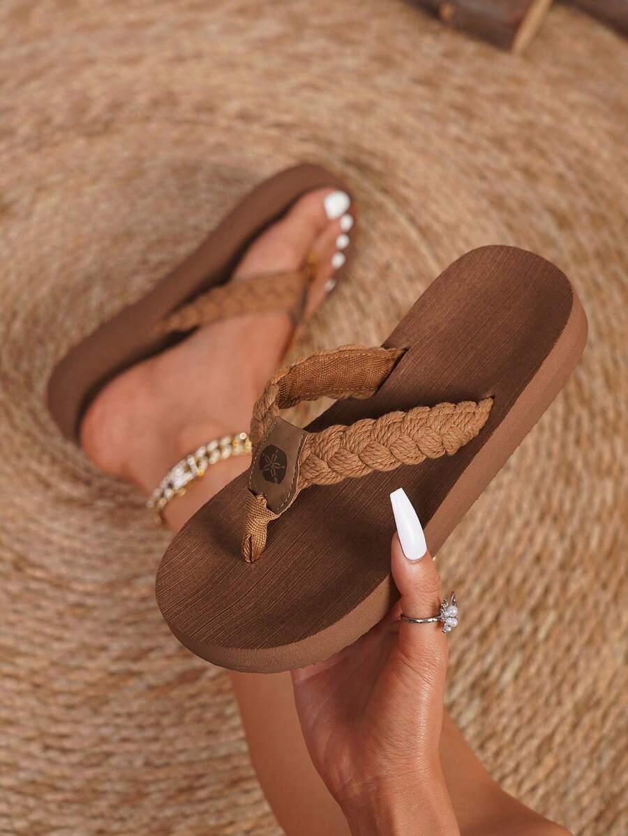 Women Athletic & Outdoor Sandals & Slides - Dark Brown and Caramel - View 1