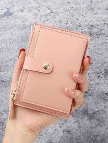 Customized Wallet & Card Holder - Women's Personalized Text Card Holder, Multi-Slot Wallet, Customizable Name; Perfect Gift For Girlfriend; Fashionable Solid Color Design, Unique Personalized Customization; Suitable For Girlfriend, Boyfriend Or Friends; Valentine's Day, Bridesmaid, Wedding, Birthday, Mother's Day And New Year Gifts; Travel Essential. - Multicolor - View 10