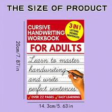 1 Book, Suitable For All Ages Tracing Book, From Tracing To Adaptive Writing, Best-Selling Style - Rectangle - View 7