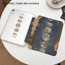 1pc Tablet Protective Case With Stand, Star And Moon Pattern, Compatible With Honor 8/9/10/X8/X8A/X9/X8Pro/X9Pro/ MatePad Se 11 Inch/MatePad 11 Inch/11.5 Inch/MatePad Pro/Apple 10th/11th Gen 2025 (A16) - Style 15 - View 2