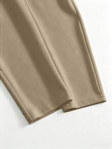 Maternity Jumpsuit Fashionable Sports Comfortable Home Wear - Khaki - View 6
