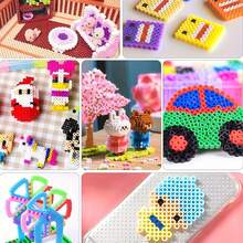 2.6mm Halloween Beads (With Tools), 24 Colors Per Box, Handmade Mosaic Pixel Art Materials, Suitable For Creating Various Graphics, DIY Handmade Decorations, For Crafters And Hobbyists And Other Creative Projects | Family Interactive Activities | Friends Party Games - Multicolor - View 3