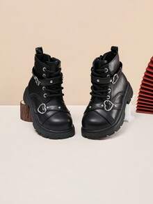 Girls' New Autumn/Winter Children's Boots, Boots, Ankle Boots - Black - View 1