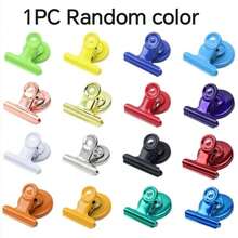 12/6/1pc Random Color Magnetic Clips, Suitable For Whiteboard And Refrigerator - Used For Kitchen, Office Organization And Food Sealing Clips, Magnetic Folder, Bill Clip, Colorful Refrigerator Magnetic Clips, Metal Magnetic Clips, - Multicolor - View 10