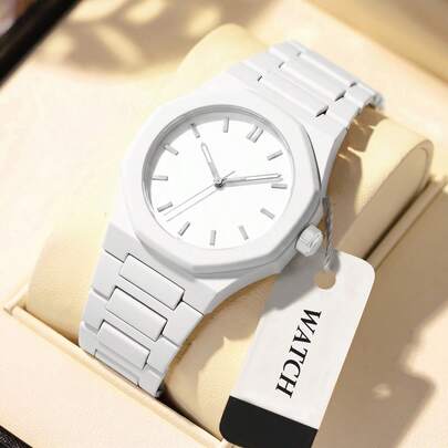 1pc Men's Fashion Business Quartz Watch, Suitable For Daily Wear. Father's Day Gift, Men's Gift, Valentine's Day Gift, Back To School Gift