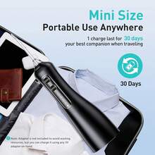 Electric Flosser, USB Rechargeable Style, Toothless Teeth Cleaning, 4 Cleaning Modes, 320ml Large Capacity, 2000mAh Battery Life, Portable Charging Toothbrush, Great Gift Choice For Holidays - Multicolor - View 2