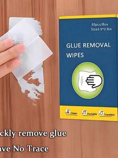 Removedor de adhesivo fuerte, removedor de pegamento, toallitas de limpieza, removedor de vidrio, removedor de adhesivo fuerte para azulejos del coche y del hogar, elimina rápidamente los residuos pegajosos, elimina los residuos de pegamento